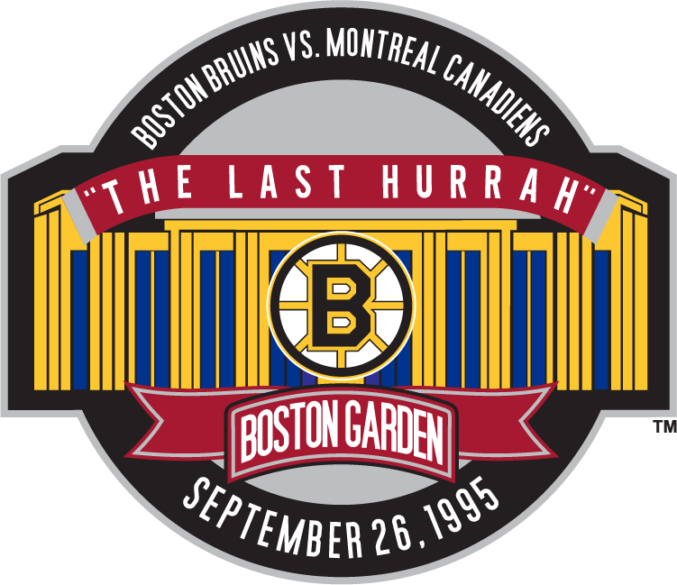 Boston Bruins 1995 Stadium Logo v2 iron on heat transfer